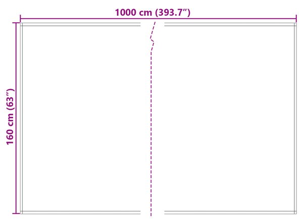 Napvitorla csere anyag Barna 10x1.6 m