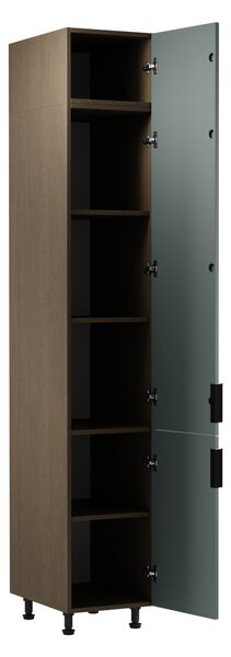 Magas konyhaszekrény SALERNO - szélesség 40 cm, balti vihar / zöld