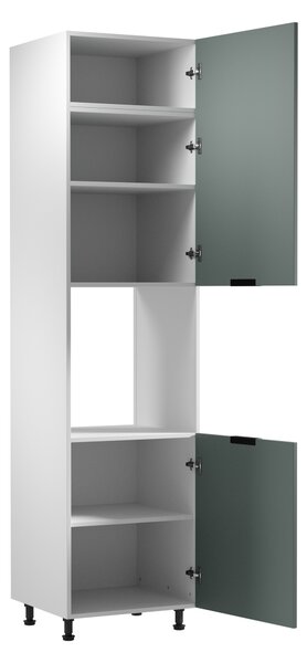 Konyhaszekrény beépített sütőhöz SALERNO - szélesség 60 cm, fehér / zöld