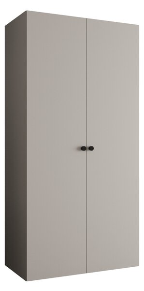 Elegáns gardrób CAITIR 1 100 cm - kasmír / fekete fogantyúk