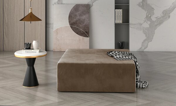 Kocka alakú szék LYRIC - barna