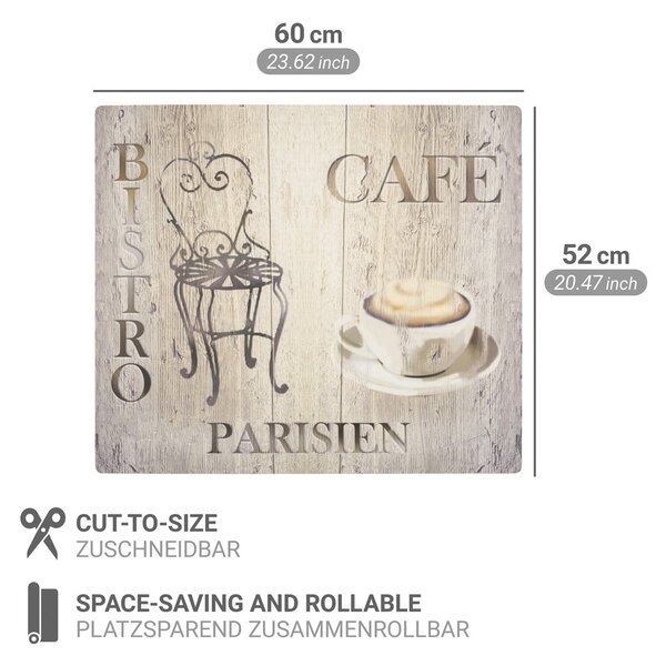 PVC tűzhely fedőlap 60x52 cm Bistro – Wenko