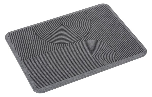 Szürke kovaföld edénycsepegtető alátét 40x30 cm Damon – Wenko