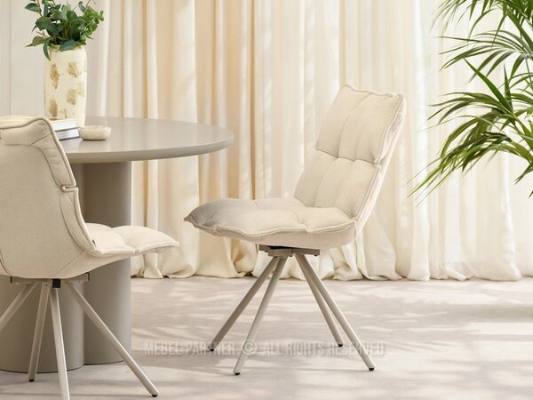 CALIDO designer forgószék - krém / bézs