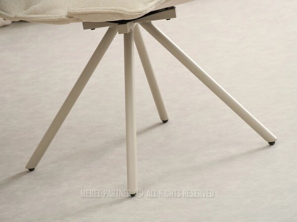 CALIDO designer forgószék - krém / bézs
