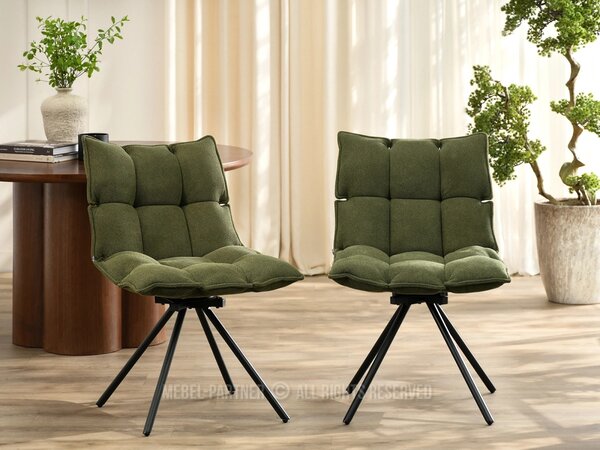 CALIDO designer forgószék - zöld / fekete