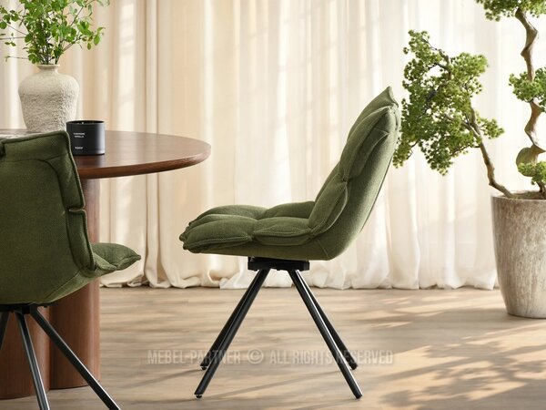 CALIDO designer forgószék - zöld / fekete