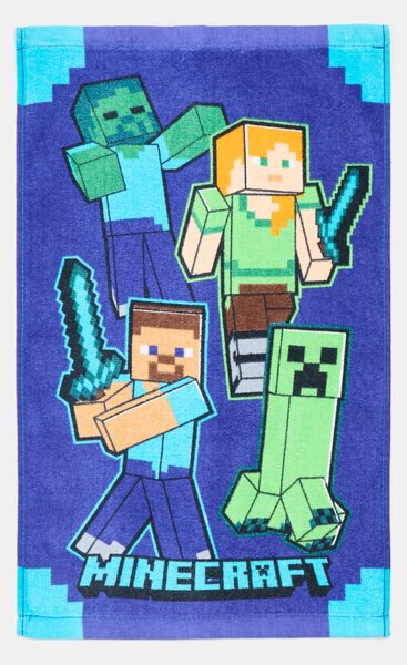 Sinsay - Pamuttörölköző Minecraft - kék