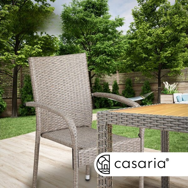 Deuba Comfort polyrattan székek 4 darabos - krém