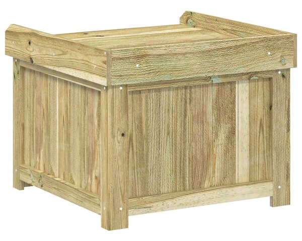 VidaXL Kinti párna tároló Impregnált Fenyőfa 58,5 x 60 x 47 cm