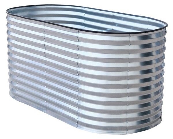 Furnigo Emelt ágyás 160x80x78 cm - ezüst