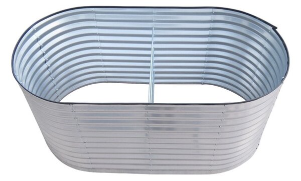 Furnigo Emelt ágyás 160x80x78 cm - ezüst