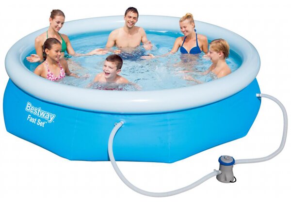 Bestway puhafalú medence vízforgatóval 305x76 cm (57270)