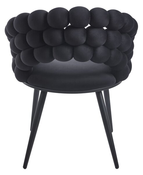 GERTI dizájner étkezőszék - fekete