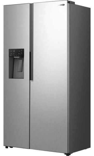Gorenje NRS917E61X Side by Side hűtőszekrény 528L, M: 178.6, E energiaosztály