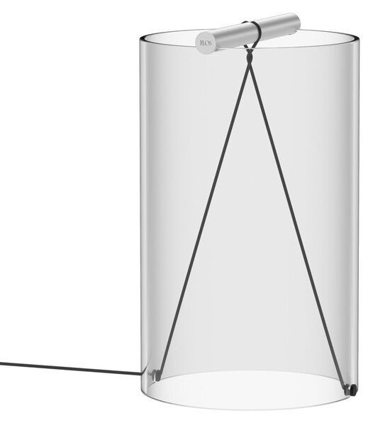 Asztali lámpa FLOS, To-Tie T2, dimmable, Átlátszó, Nappali, Üveg, Dizájn