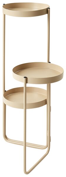 Virágállvány FRAGARIA Fém 42 cm Bézs