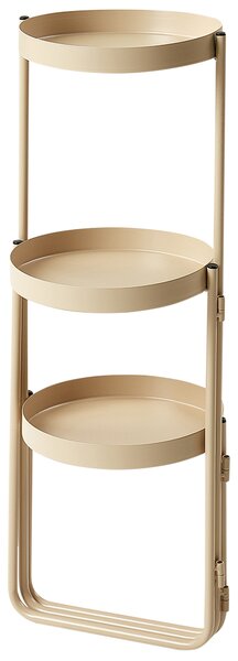 Virágállvány FRAGARIA Fém 42 cm Bézs