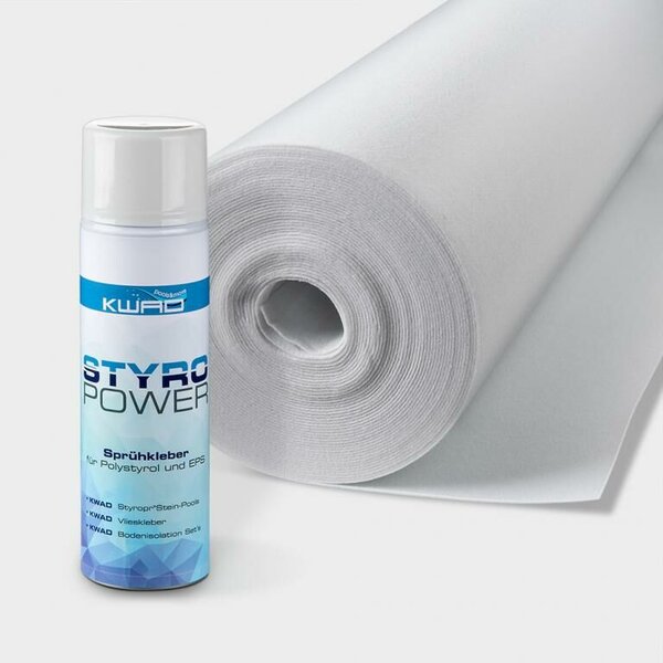 Téglalap alakú Styrofoam profi medence szett 6,00 x 3,00 x 1,50 m, szürke fólia, sarok beépített lépcső 118 x 118 cm
