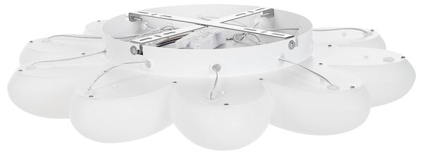 LED mennyezeti lámpa Virág TINAU Fehér