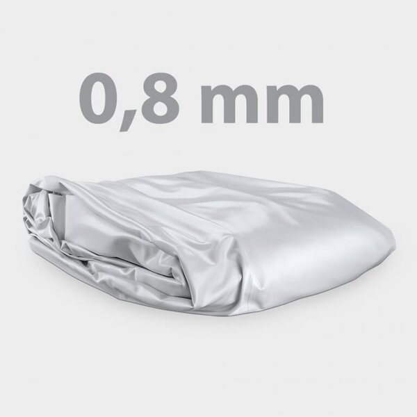Téglalap alakú Styrofoam profi medence szett 7,00 x 3,50 x 1,50 m, szürke fólia, sarok beépített lépcső 118 x 118 cm