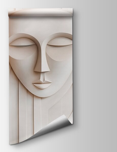 Fotótapéta Fehér maszkok csoportja, 3D fotótapéta, Népszerű fotótapéta, w03733 - Tapeko.hu