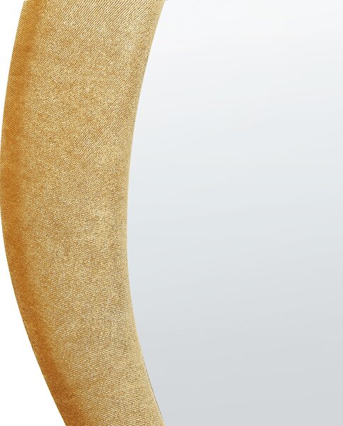 Falitükör VENAS 61 cm 91 cm Bársony Mustársárga