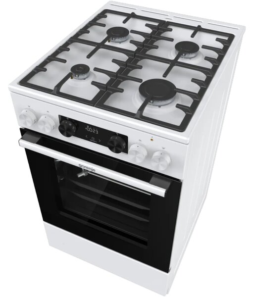 Gorenje GKS5C75WF Kombinált tűzhely 70L, 4 főzőzóna, FrozenBake, A energiaosztály