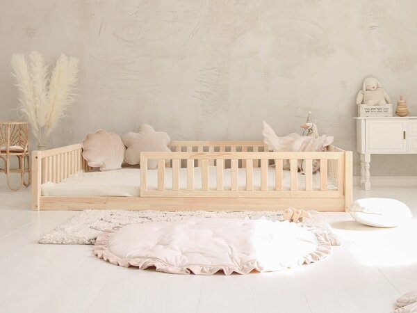 ELORA New leesésgátlós gyerekágy 140x200 - natúr borovi