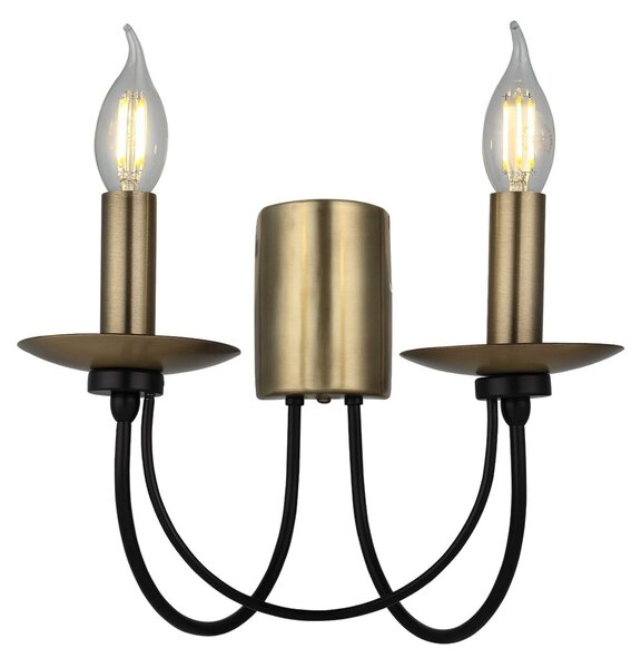 Opviq Fali Lámpa Antiquation Fekete Dofa - 73-29