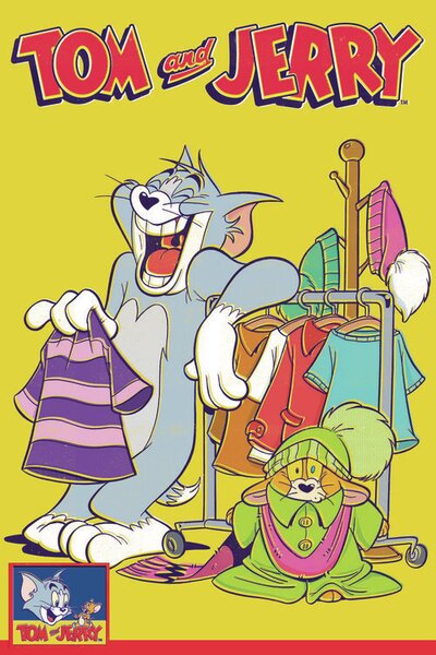 Művészi plakát Tom & Jerry - Comics Cover, (26.7 x 40 cm)