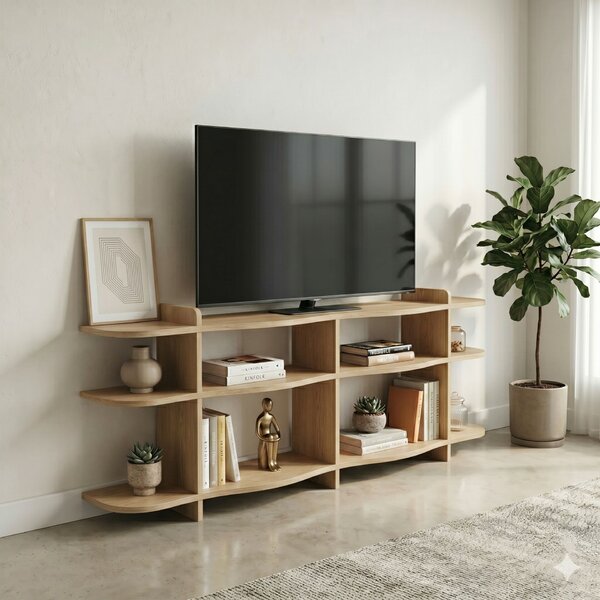 Hanah Home Console Sapphire Oak Flusso - Sapphire Oak