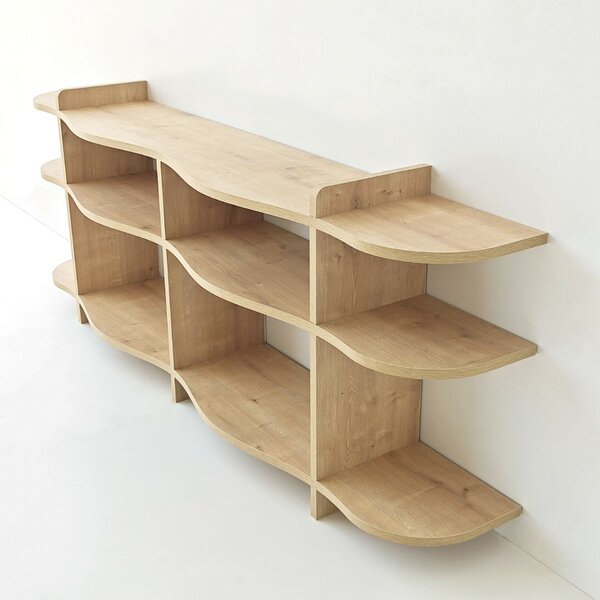 Hanah Home Console Sapphire Oak Flusso - Sapphire Oak