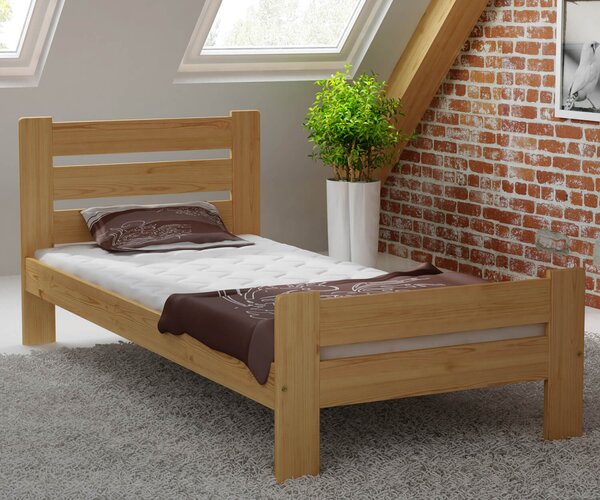 AMI bútorok Fenyőfa ágy Neli 90x200 cm fenyő