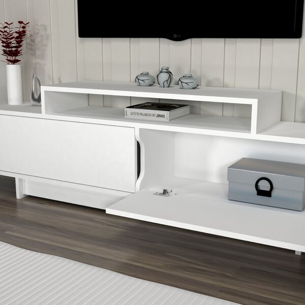 Hanah Home TV-állvány Grasyas, fehér