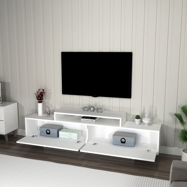 Hanah Home TV-állvány Grasyas, fehér
