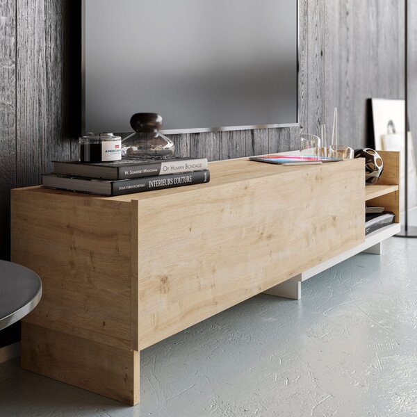 Hanah Home Sapphire Parion TV állvány - Fehér, zafír