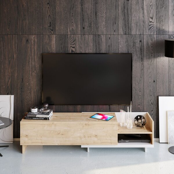 Hanah Home Sapphire Parion TV állvány - Fehér, zafír