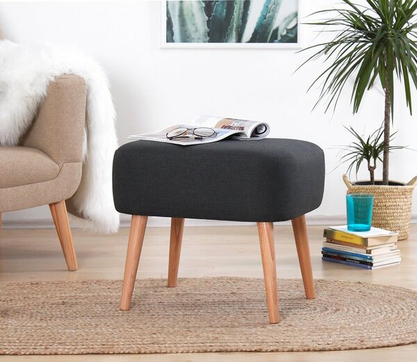 Atelier Del Sofa Papagáj Puff – Sötétszürke