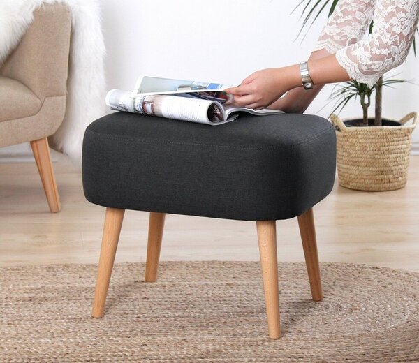 Atelier Del Sofa Papagáj Puff – Sötétszürke