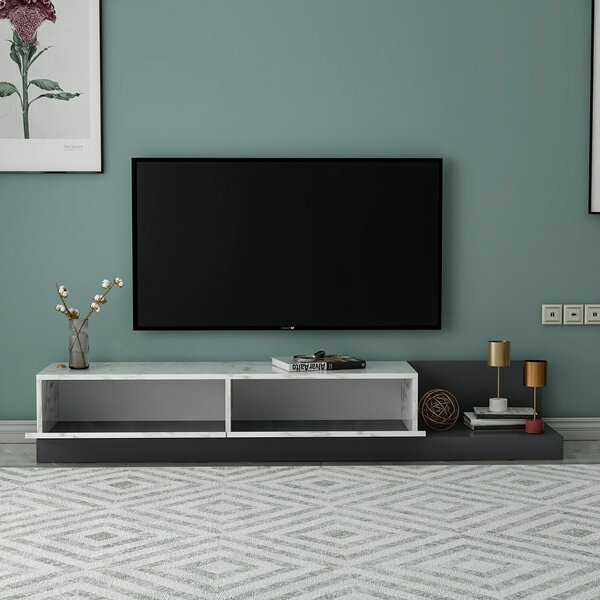 Hanah Home TV állvány Marmo Márvány Antracit Major - Marmo Márvány, Antracit