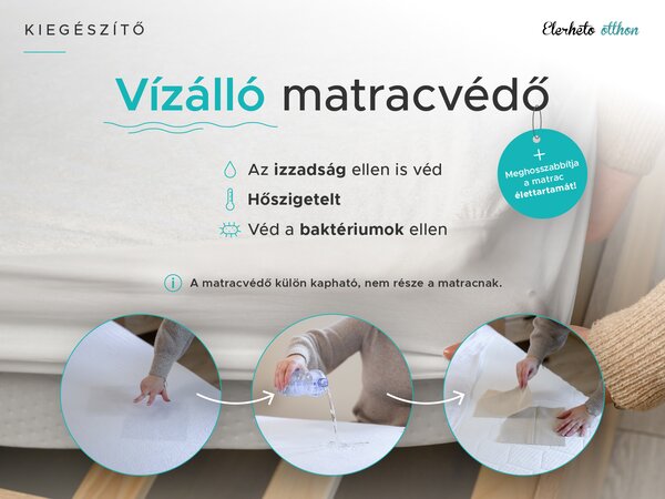 Kókusz matrac COCO MAXI 20 cm 80 x 200 cm Matracvédő: Matracvédő nélkül
