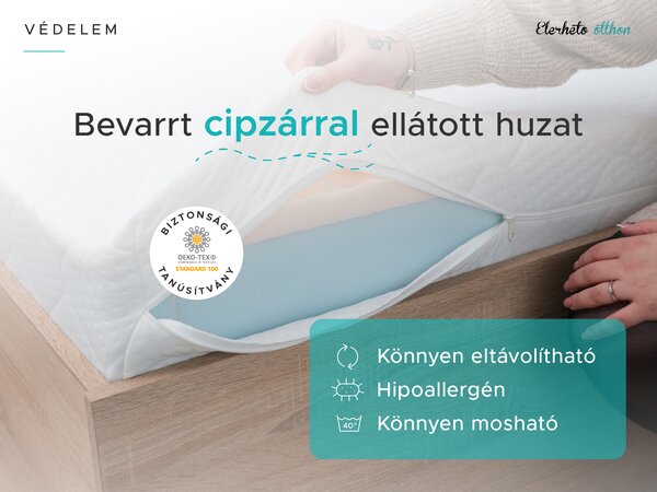 Kókusz matrac COCO MAXI 20 cm 80 x 200 cm Matracvédő: Matracvédő nélkül