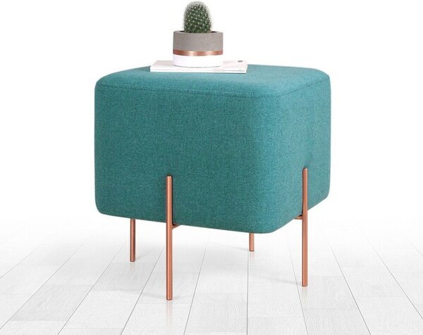 Atelier Del Sofa Puff Világoszöld Réz 57 - Zöld