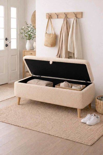 Hanah Home Bench Beige Rena - Beige