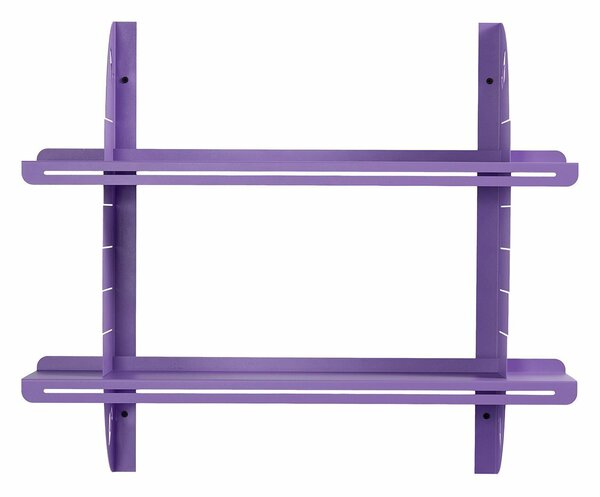 Hanah Home Dekoratív fém fali polc lila Vlnt126R4005