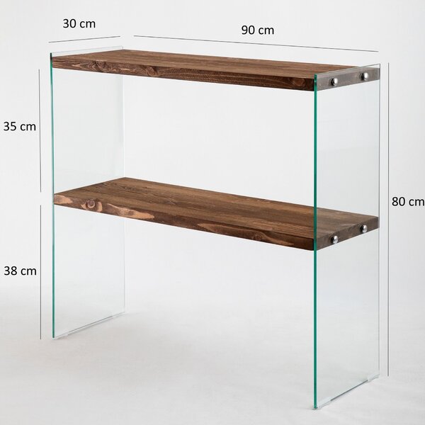 Hanah Home Dresser Walnut Venedik