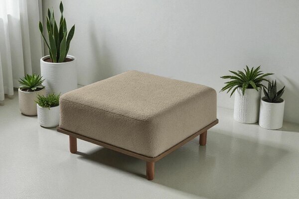 Atelier Del Sofa Pia Puff - Tejeskávé színű