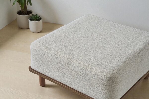 Atelier Del Sofa Puff Fehér Pia - Fehér