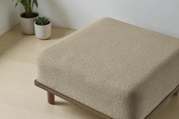 Atelier Del Sofa Pia Puff - Tejeskávé színű